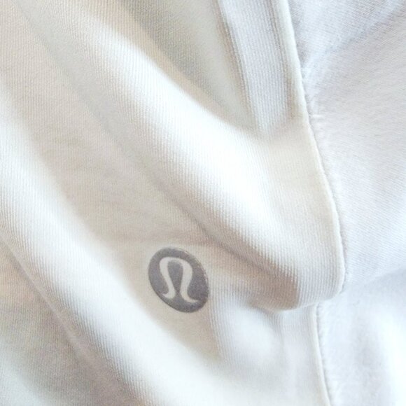 Lululemon Women's White Black Cross Chill Full-Zip Sports Performance Jacket 4 - Picture 7 of 10